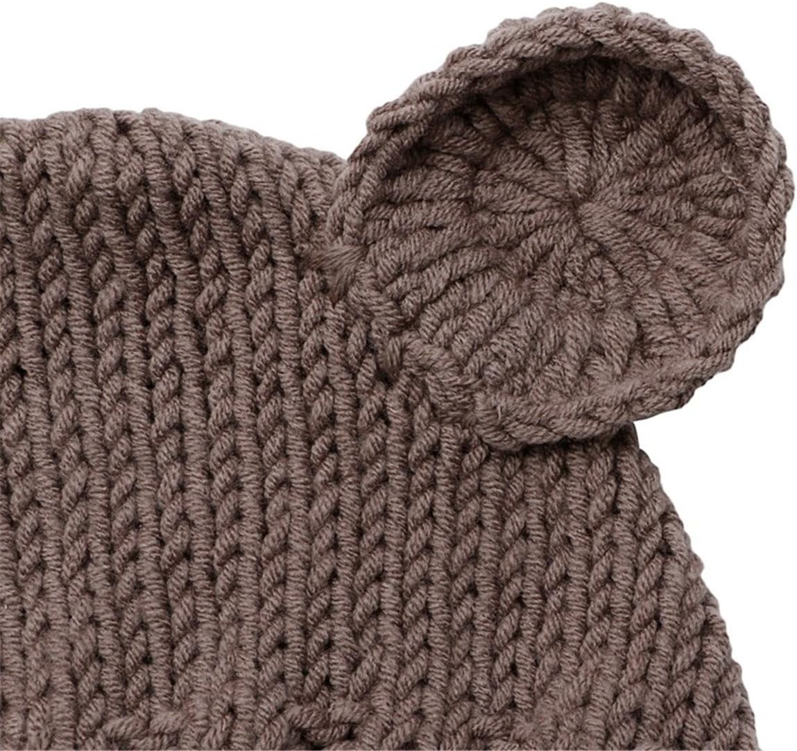 Accesorios bebé recién nacido gorro lana y osito
