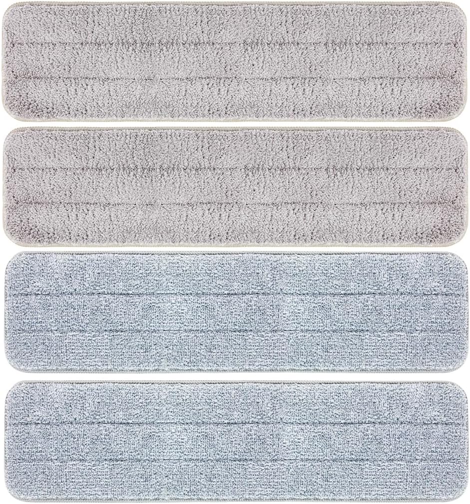Almohadillas microfibra 18pulg reutilizables para piso plano