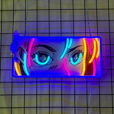 Luz LED neón arte pop girl para bar garaje sala juegos