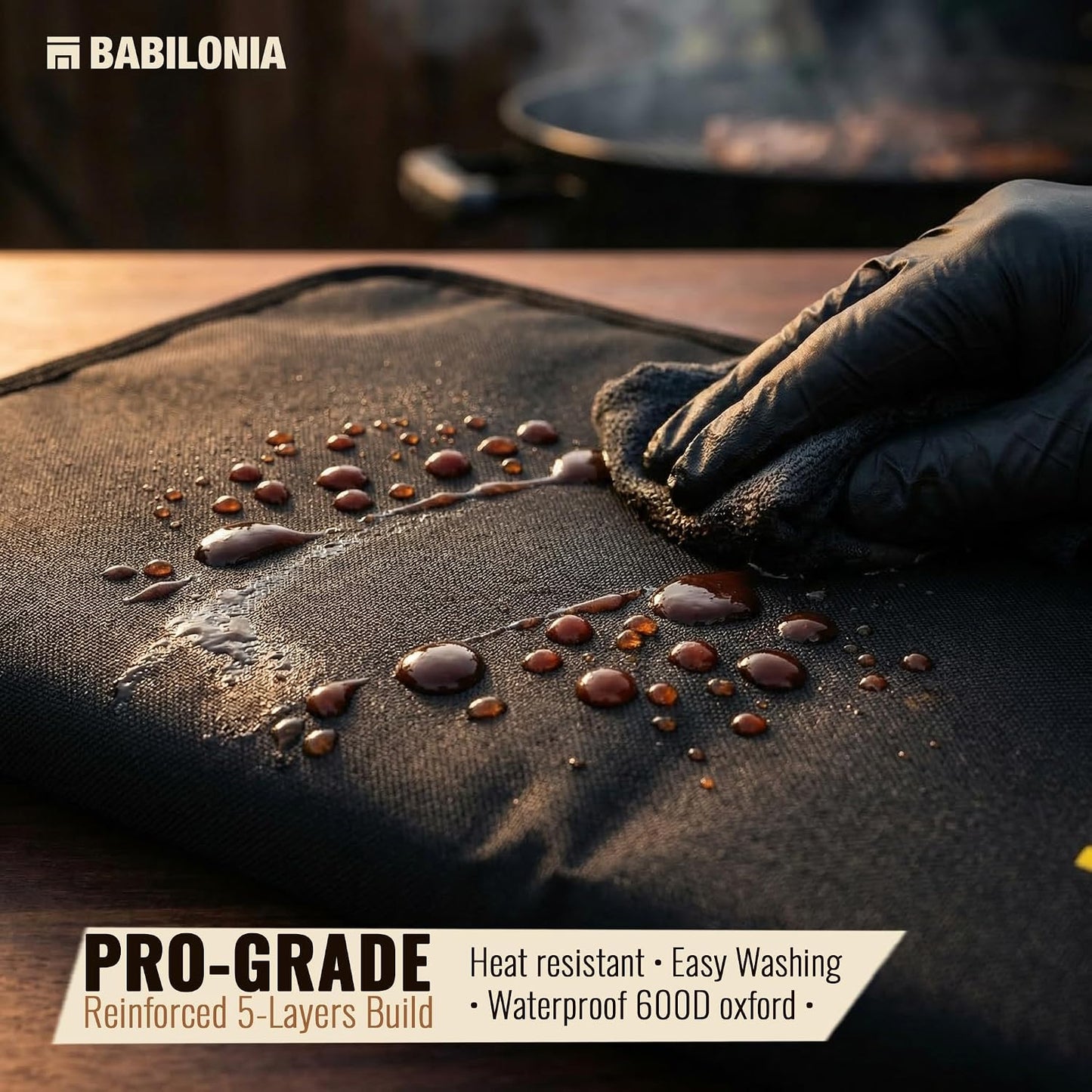 Bolsa para descansar carne 21x15x8 pulg acero inox 5 capas