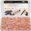 Kit 115 Pzas Conectores A Tope No Aislados 26-8 AWG