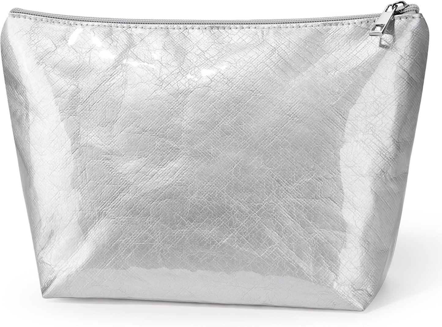 2 bolsas maquillaje pana cara sonriente con cremallera impermeable