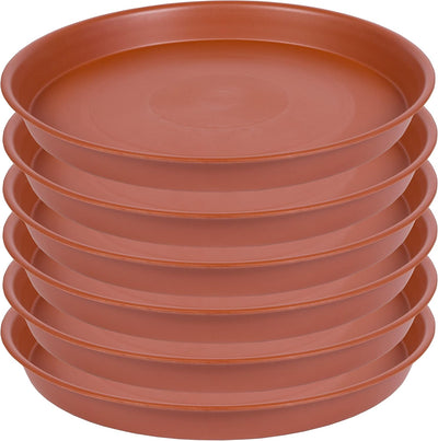 6 Pzas Platillos Planta 4-16pulg Bandeja Goteo Resistente
