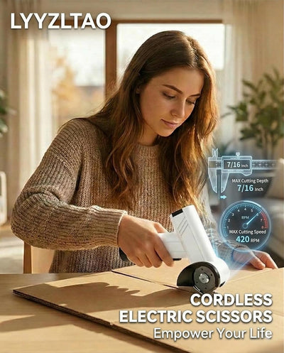 Tijeras eléctricas inalámbricas 420 RPM LED 4 vel USB-C