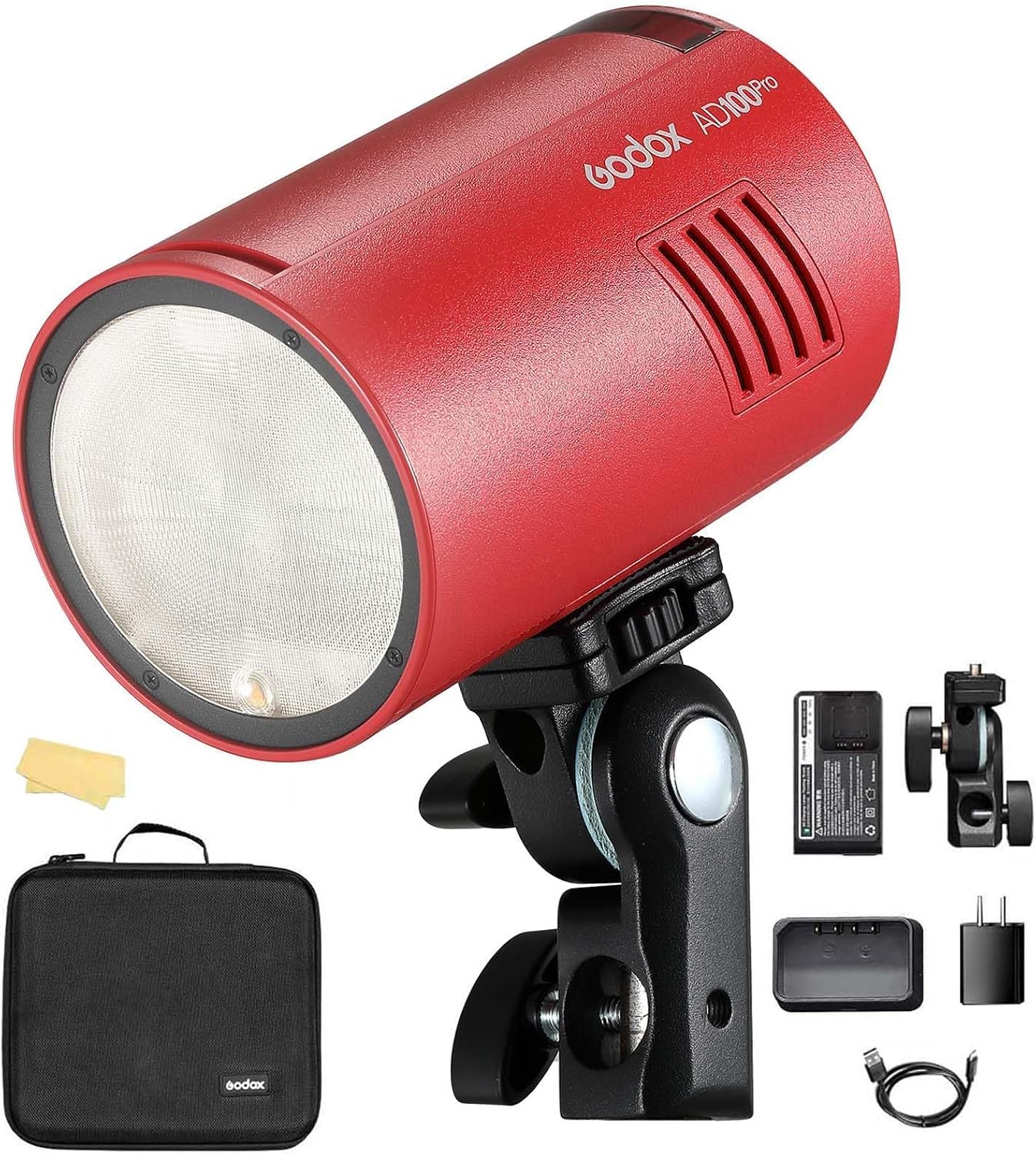 Flash estroboscópico AD100Pro 100Ws batería 2600mAh inalámbrico