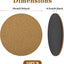 10 Tapetes Corcho 4pulg Absorbentes para Mostrador