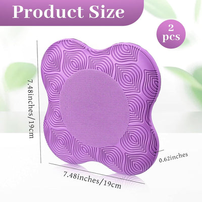 2 Pzas Rodilleras Yoga Almohadillas Extra Gruesas