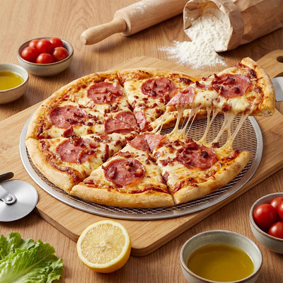 Bandeja pizza 10pulg antiadherente horno barbacoa
