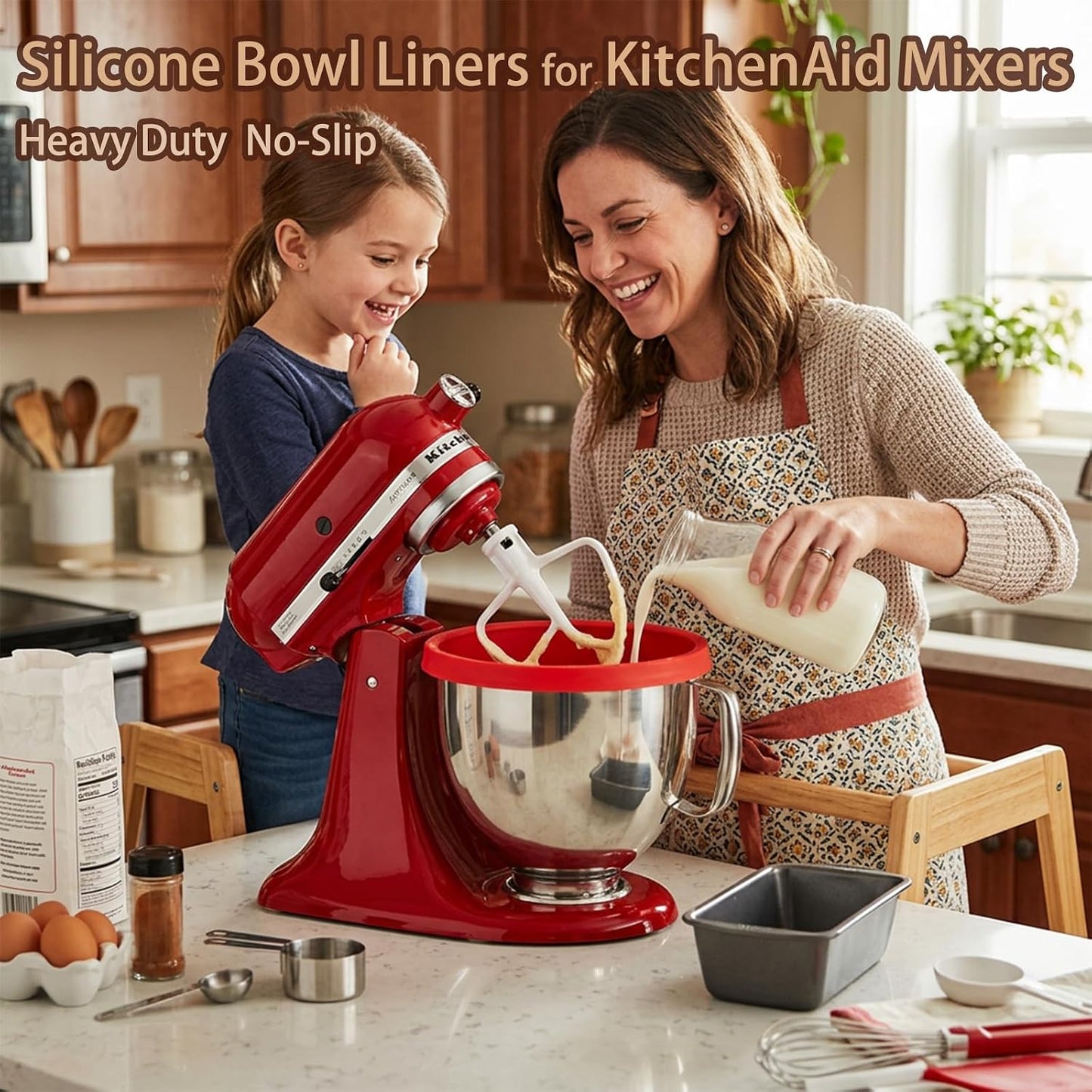 Forros silicona batidora 5qt extragruesos lavavajillas