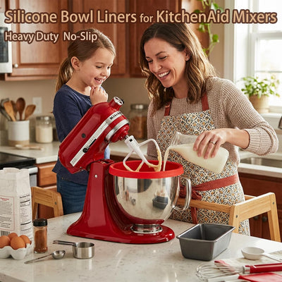 Forros silicona batidora 5qt extragruesos lavavajillas