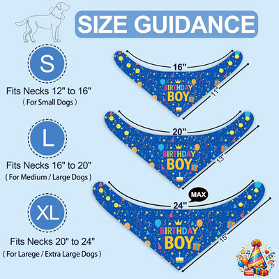 Bandana perro satén sedoso reversible azul grande
