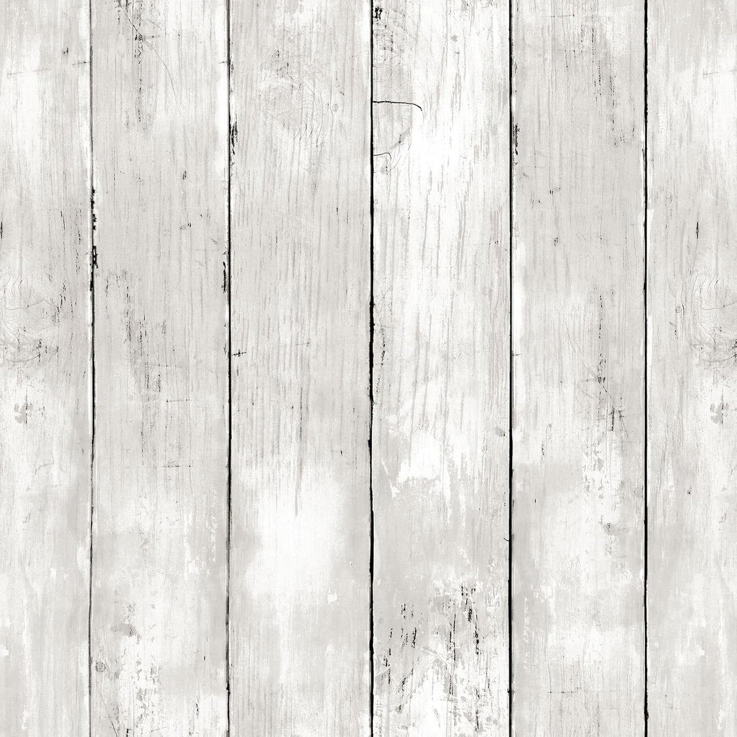 Papel tapiz autoadhesivo vintage madera blanca y gris 17.3x80pulg