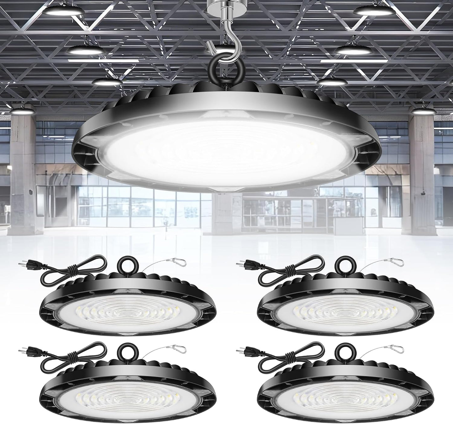 Luz LED UFO aluminio 120V 5000K