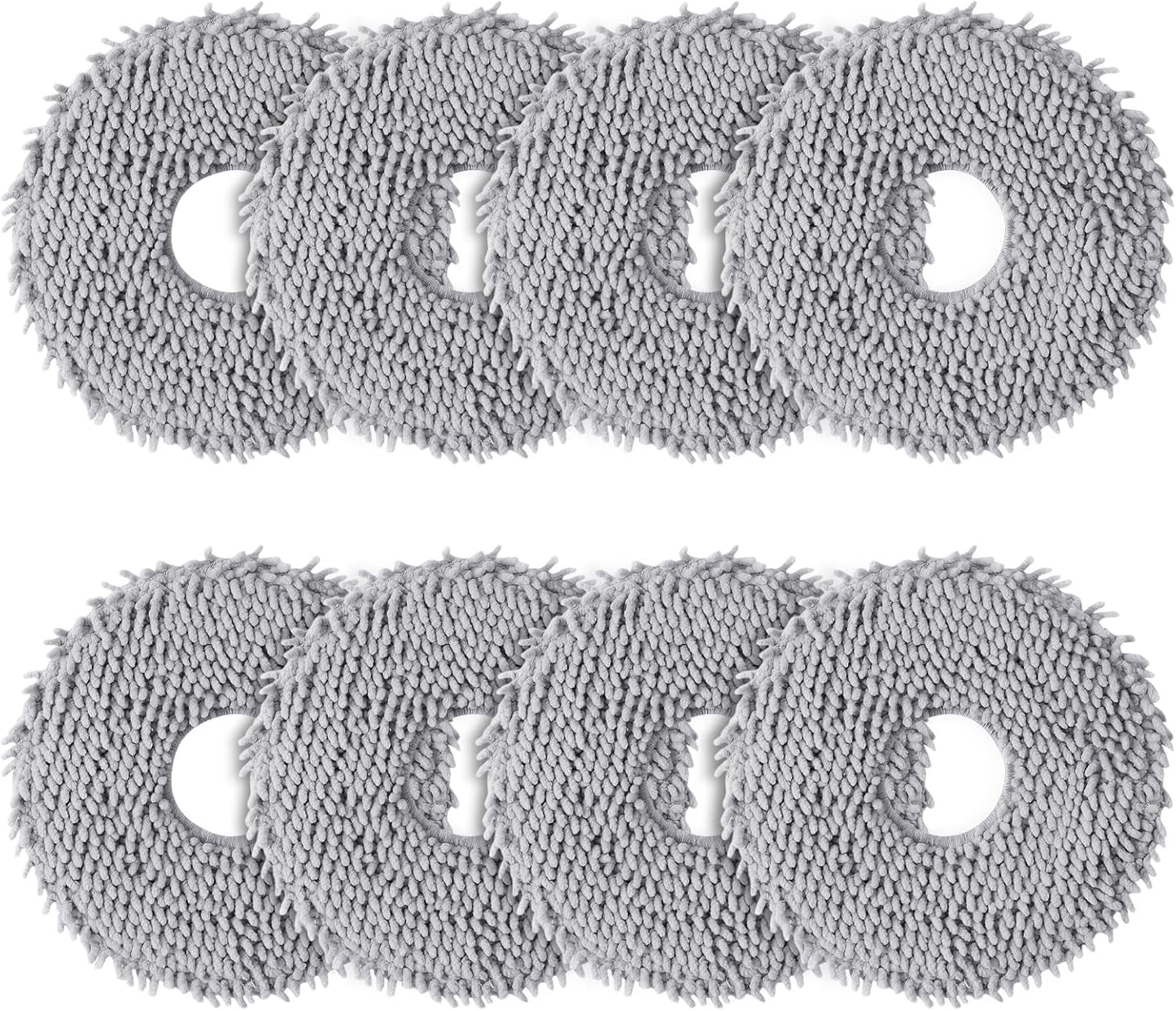 4 Pzas Almohadillas Microfibra para Roborock Saros 10R Qrevo