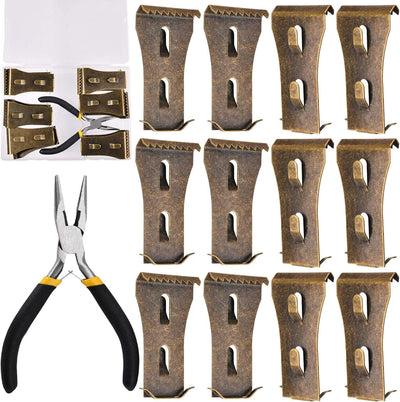 Ganchos de pared de metal para colgar al aire libre 12 pzas