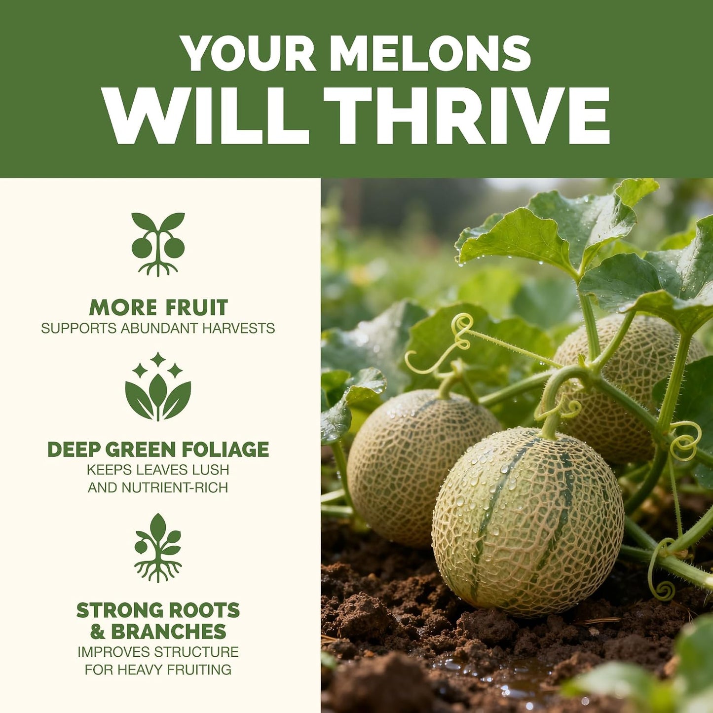 Fertilizante líquido para melones 8oz