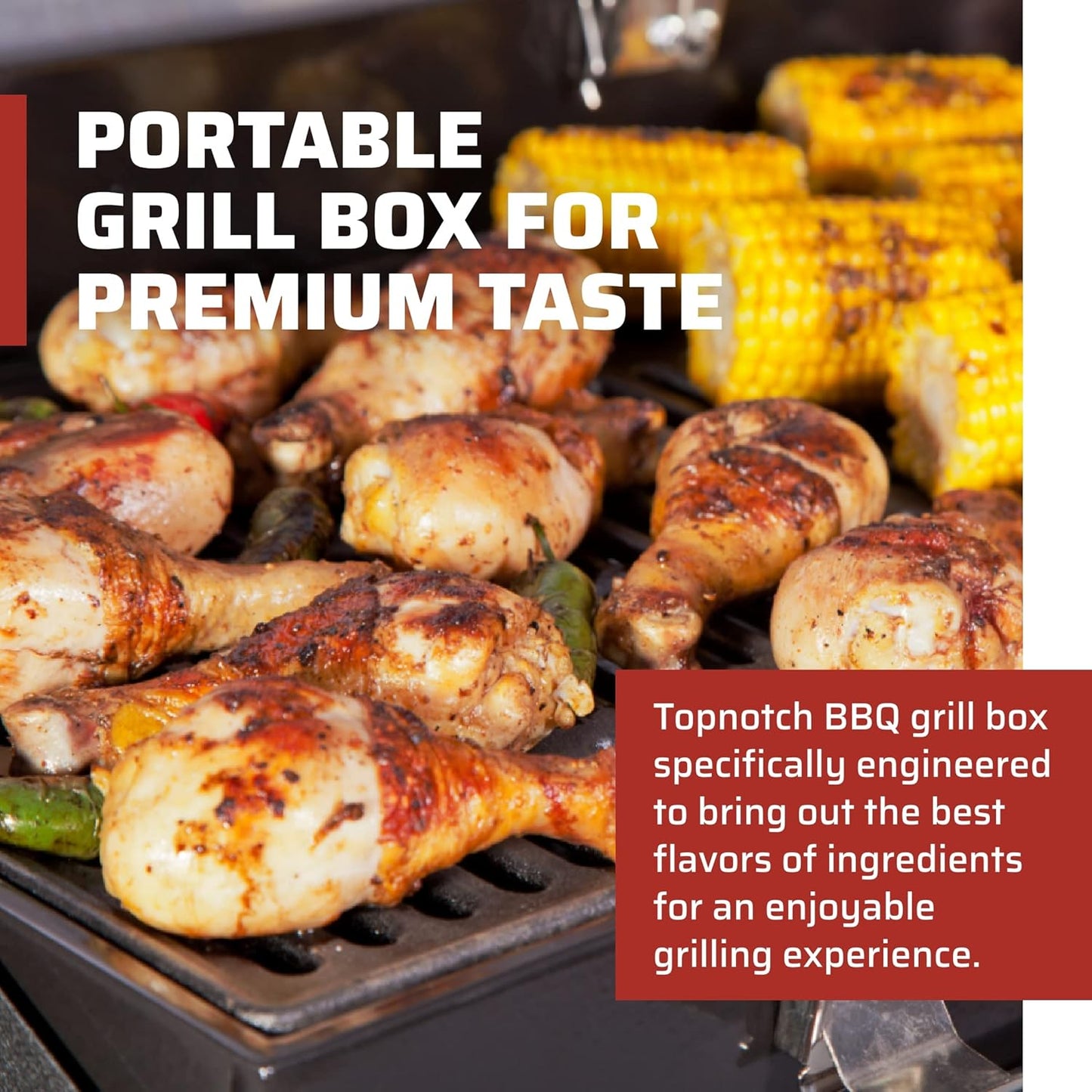 Caja parrilla profesional para estufas Orange Flame 16pulg