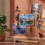 20 Ganchos Metal Dorado Bronce para Pared Madera Corcho