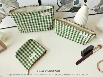 Set 3 Bolsas Maquillaje Organizador Cosméticos para Mujer y Niña