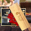Juego parrilla BBQ 11 pzas acero inox madera arce para papá