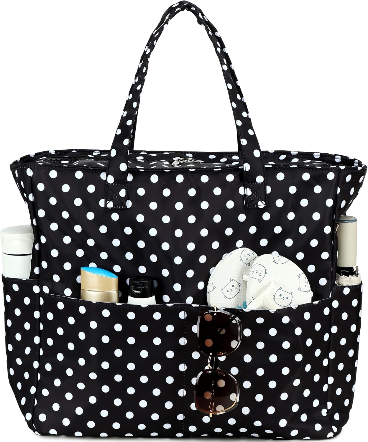 Bolso playa mujer impermeable a prueba de arena con cremallera