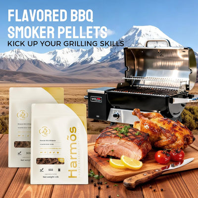 4 Pellets Madera Dura Premium para Barbacoa 2 Paquetes