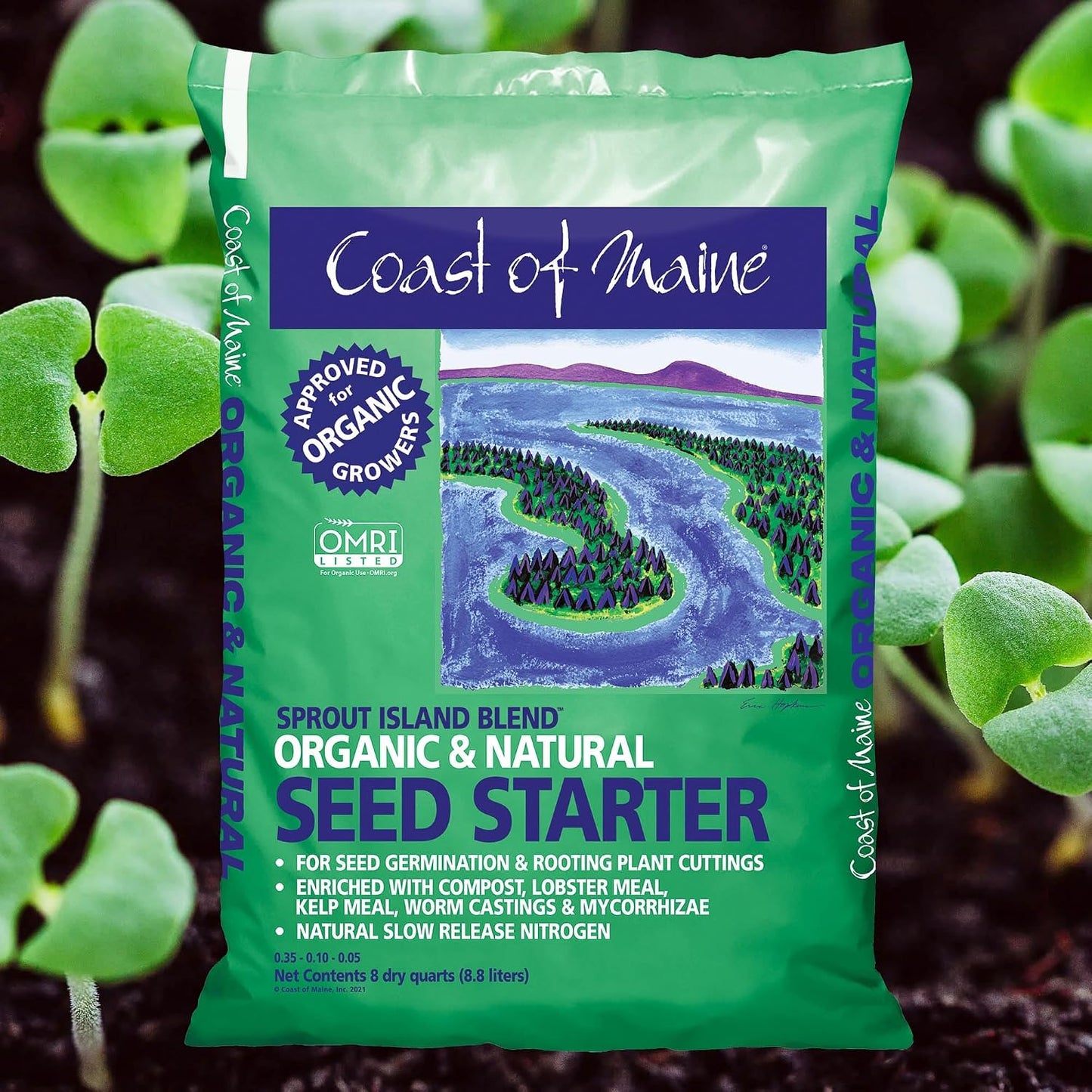 Mezcla para germinación de semillas y esquejes de plantas