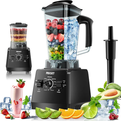 Batidora y molinillo sin BPA 68 oz 25000 rpm potente cocina negro