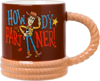 Taza de cerámica Silver Buffalo Toy Story Woody Howdy Partner
