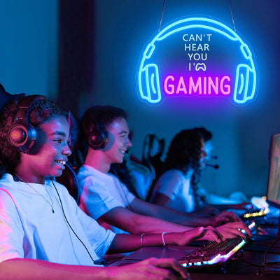 Letrero neón LED RGB para videojuegos y dormitorio