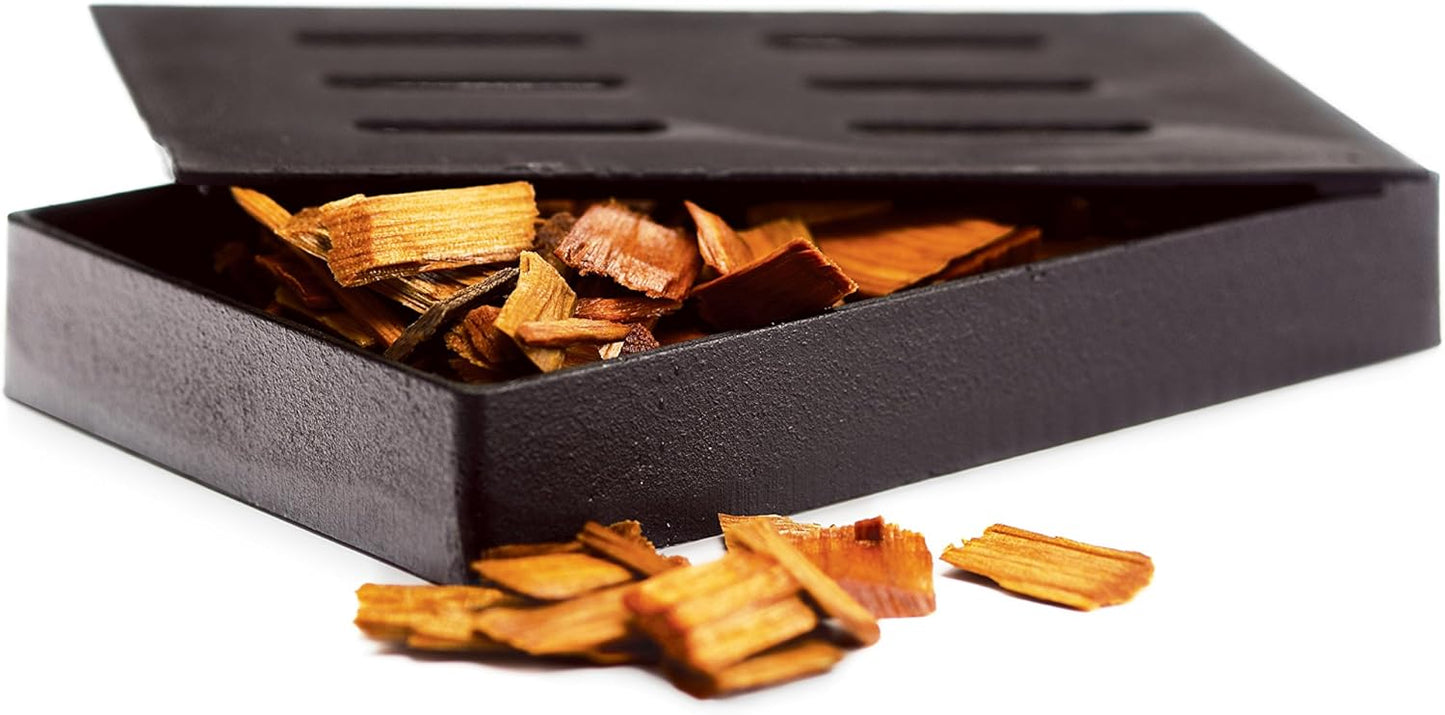 Caja ahumar hierro fundido negro 5x1.5x8pulg