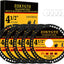 5 Pzas Disco Corte Diamante 4 1/2x7/8 Pulg Multi Material