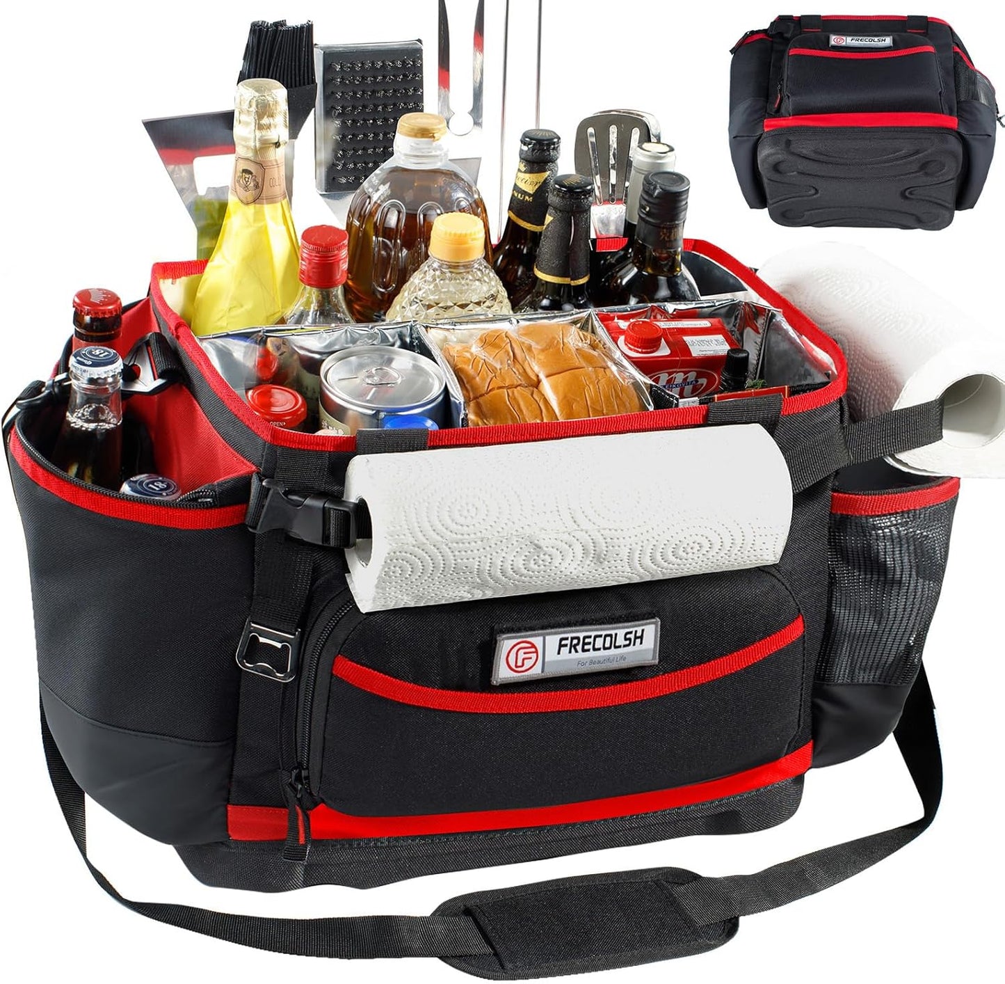 Organizador barbacoa base dura comp con bolsa utensilios Blackstone