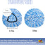 4 Cabezales trapeador microfibra comp 5.9pulg