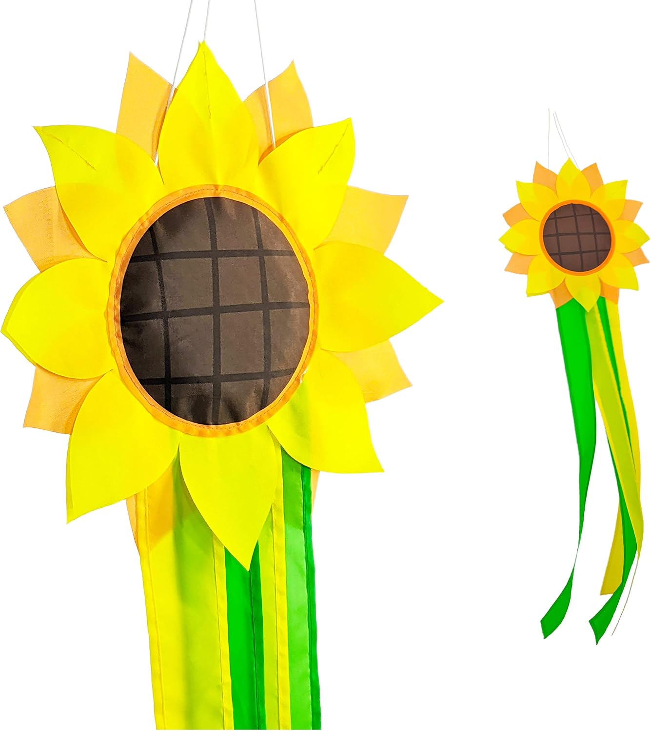 Manguito viento girasol decoración exterior 42pulg