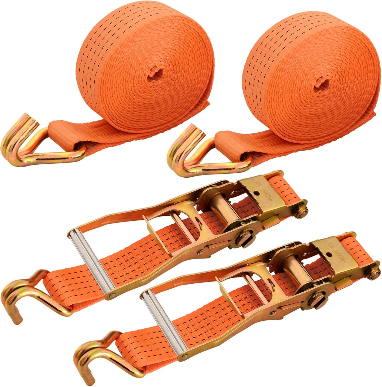 Correa trinquete 2pulg x20ft resistente 5000lb para furgonetas