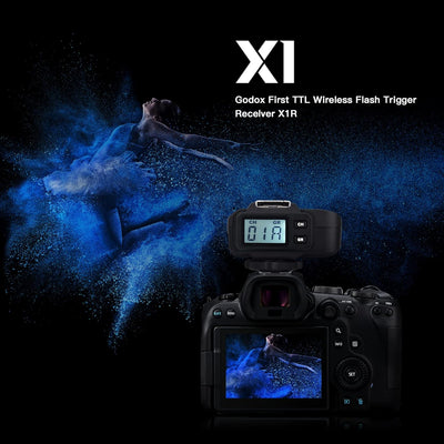Receptor disparo remoto X1R-N 2.4G para Nikon 5 grupos 32 canales