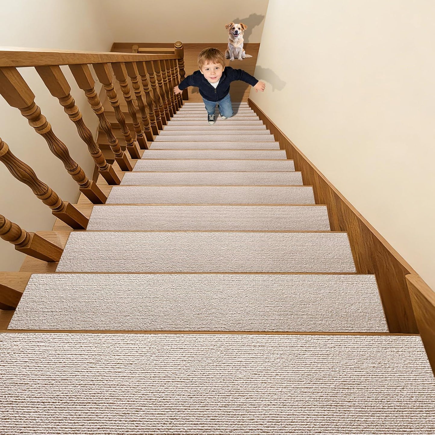 10 Pzas Peldaños Antiderrap Madera 8x30pulg