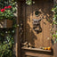 Aldaba Puerta Silueta Pájaro Hierro Fundido Estilo Vintage