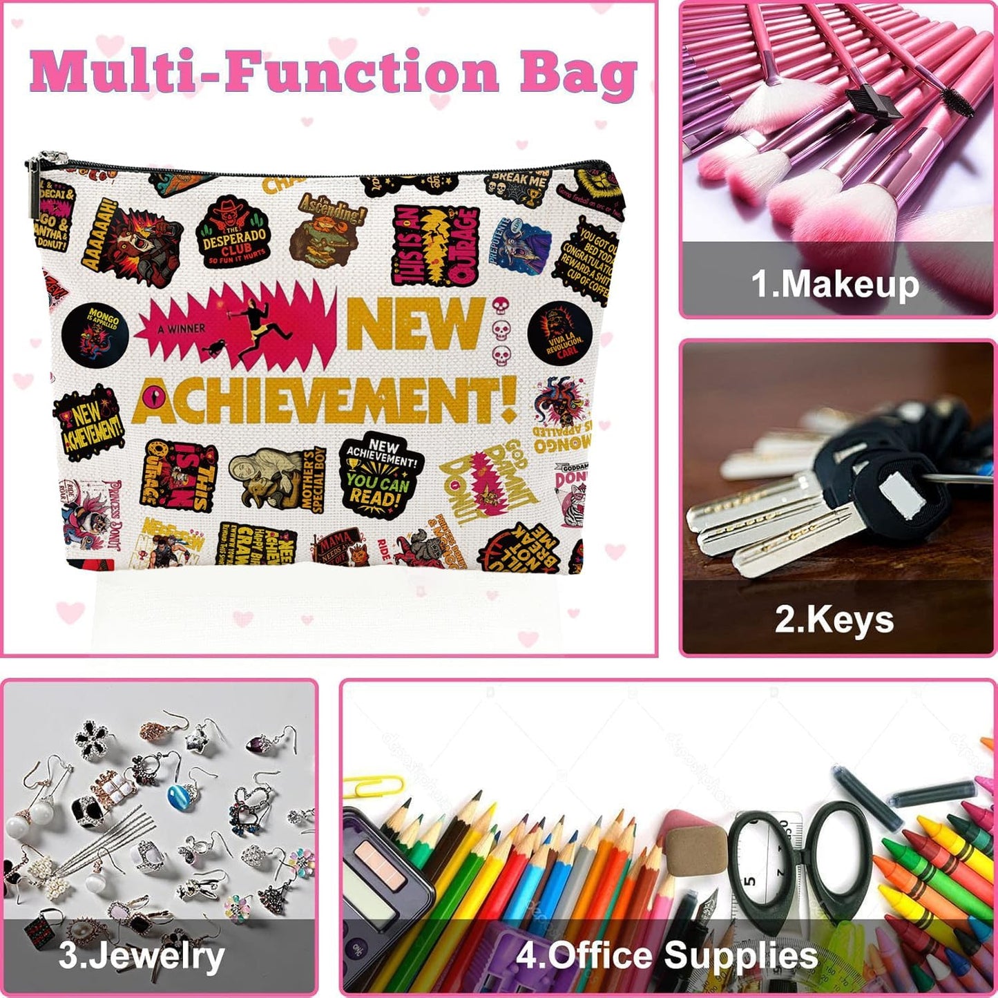 Bolsa maquillaje DCC Carl Merch libro dungeon funny