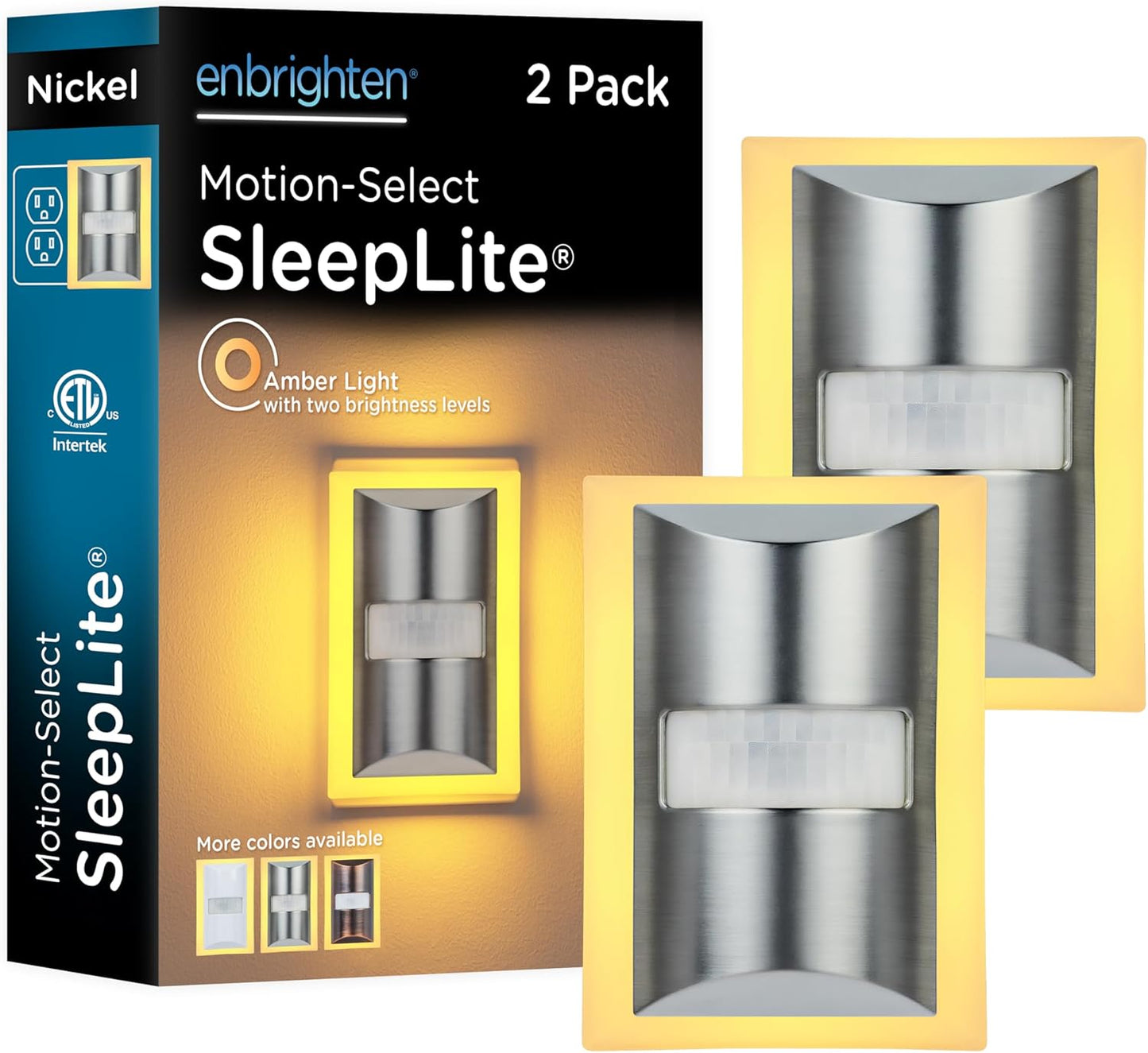 Luz Nocturna LED Sensor Movimiento Ambiente Dormitorio Bebé