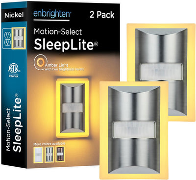 Luz Nocturna LED Sensor Movimiento Ambiente Dormitorio Bebé