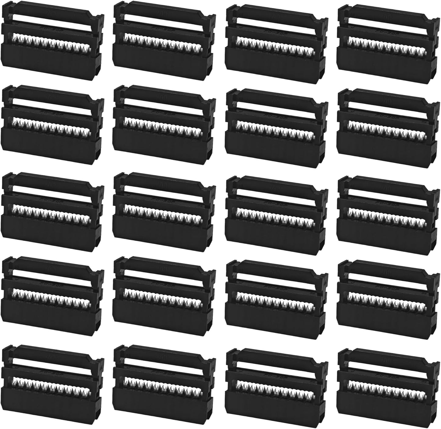 20 Pzas Conector IDC doble fila 0.100pulg adaptador hembra