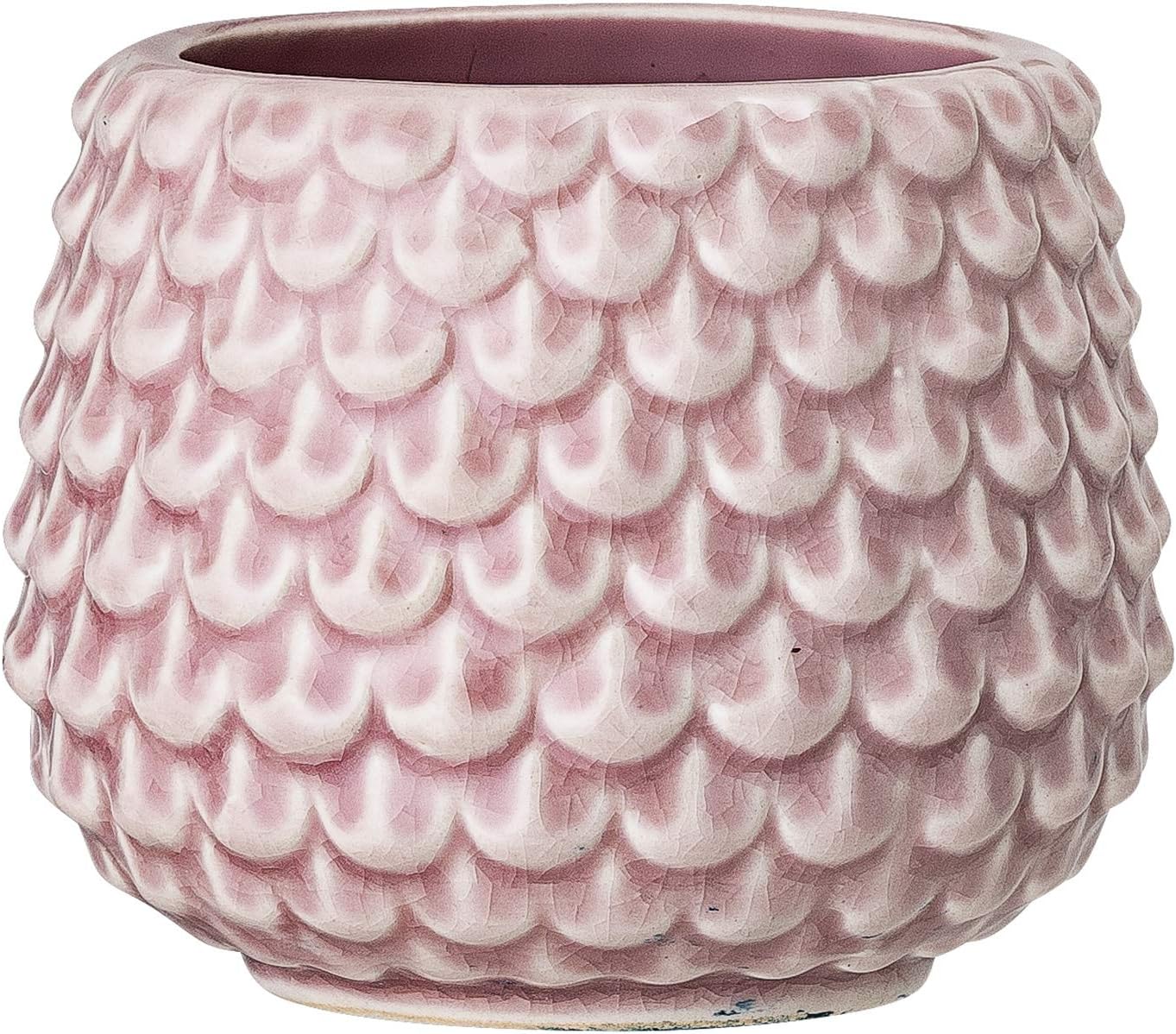 Maceta gres piña 3.75pulg rosa