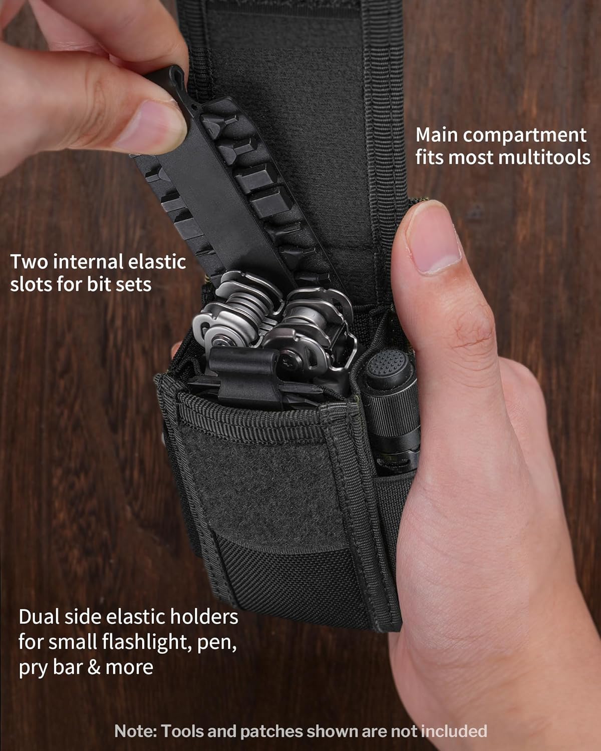 Funda multiherramienta Molle para cinturón EDC hombre