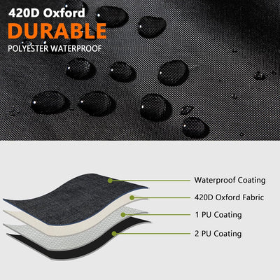 Funda impermeable para carrito de hielera exterior resistente