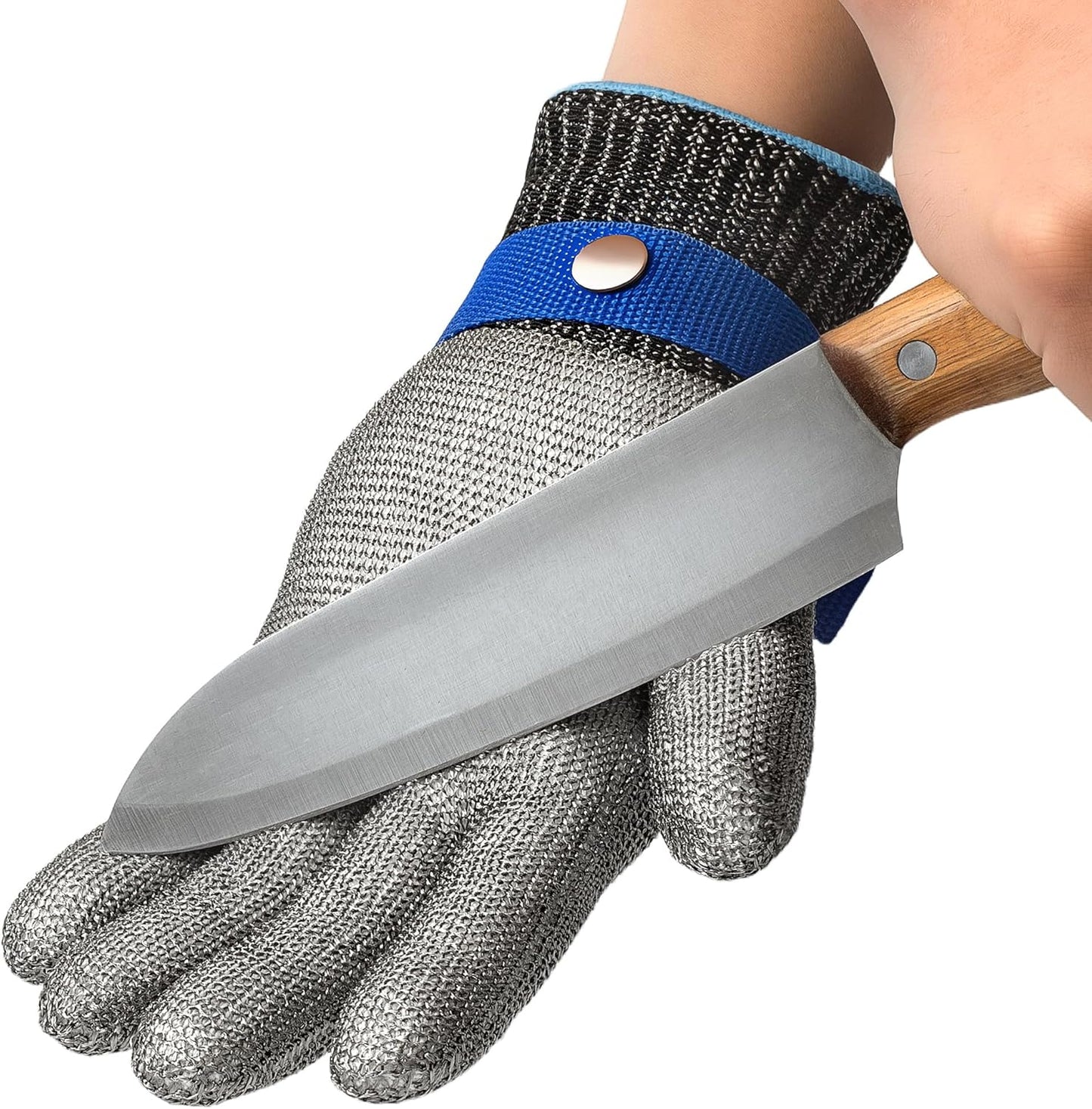 Guante acero inox grado alimenticio para cortar y shucking