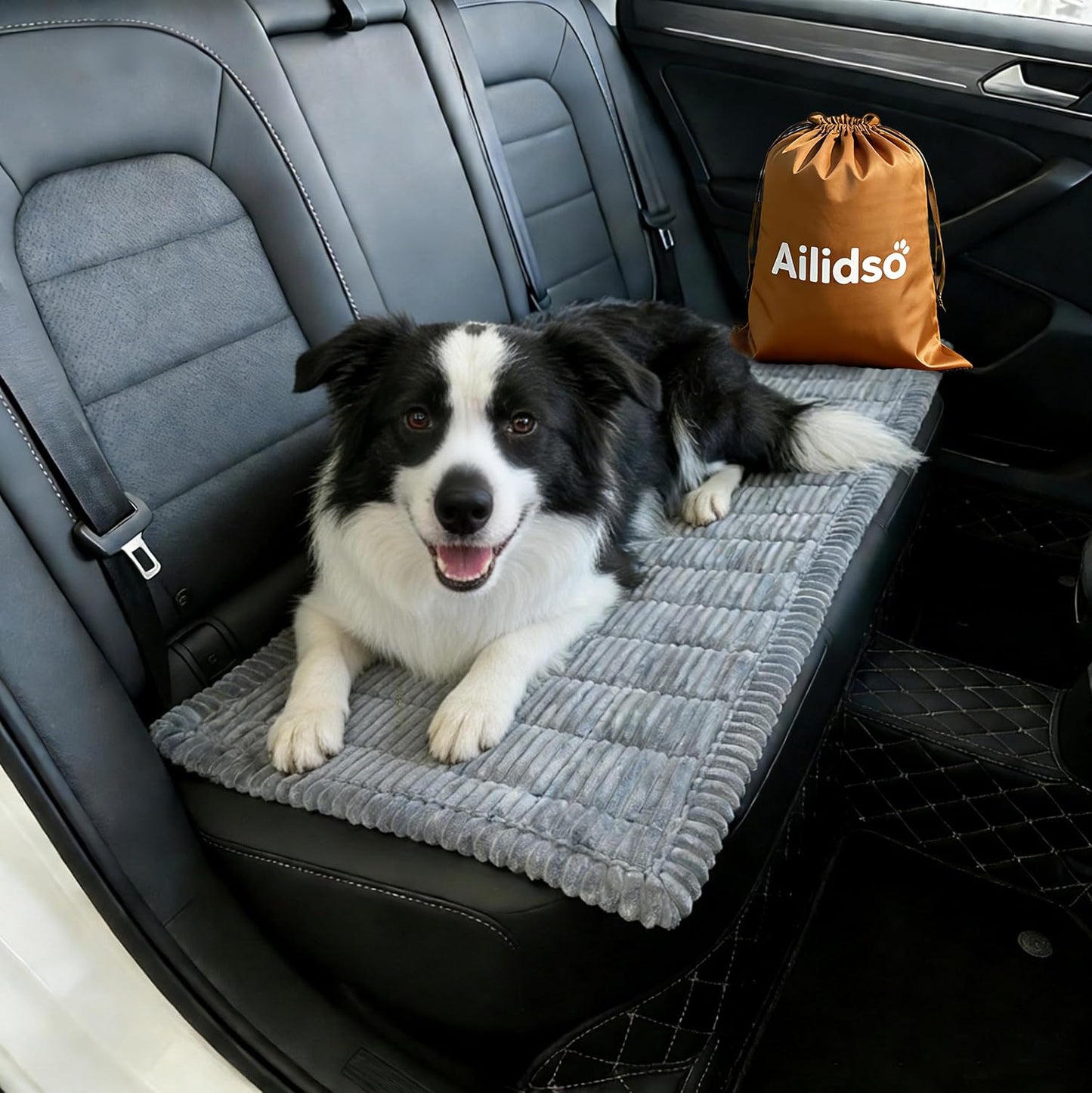 Funda sofá perro lavable portátil 23.6x59pulg gris