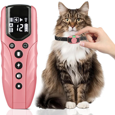 Collar choque gatos pequeños 5-15lb control remoto 2000pies