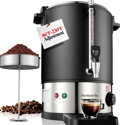 Urna Café Comercial 1500W Acero Inox 304 Control Temperatura